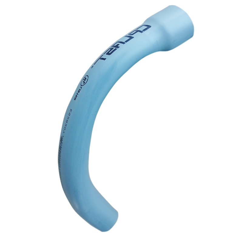 Curva Conduit PVC SCH 40 1″ 45° con Embone certificación UL